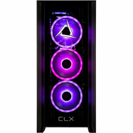 CLX SET TGMSETRTA5302BM Gaming Desktop Computer - AMD Ryzen 7 7800X3D - 32 GB - 2 TB SSD - Mid-tower - Black — TGMSETRTA5302BM