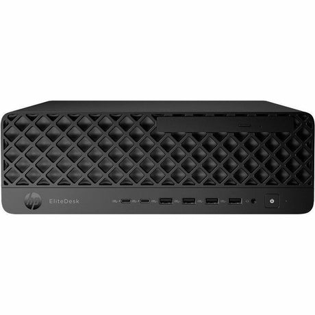 HP EliteDesk 8 G1i Desktop Computer - Intel Core Ultra 5 235 - vPro Technology - 32 GB - 512 GB SSD - Small Form Factor - Jack Black - Smart Buy — BH9E5UT#ABA