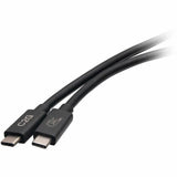 C2G 3.3ft (1m) USB 4.0 USB-C to C (48V 5A) 240W Charging Cable - Black — C2G54552