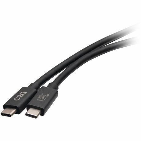 C2G 3.3ft (1m) USB 4.0 USB-C to C (48V 5A) 240W Charging Cable - Black — C2G54552