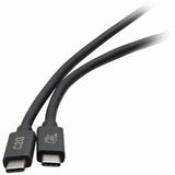 C2G 3.3ft (1m) USB 4.0 USB-C to C (48V 5A) 240W Charging Cable - Black — C2G54552