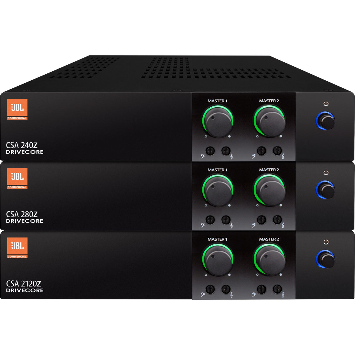 JBL Commercial Commercial 280Z Amplifier - 160 W RMS - 2 Channel - Black — NCSA280Z-U-US