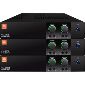 JBL Commercial Commercial 280Z Amplifier - 160 W RMS - 2 Channel - Black — NCSA280Z-U-US