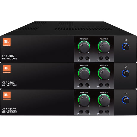 JBL Commercial Commercial 280Z Amplifier - 160 W RMS - 2 Channel - Black — NCSA280Z-U-US
