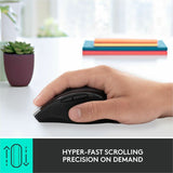 Logitech M705 Marathon Wireless Mouse, 2.4 GHz USB Unifying Receiver, 1000 DPI, 5-Programmable Buttons, Black — 910-001935