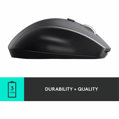 Logitech M705 Marathon Wireless Mouse, 2.4 GHz USB Unifying Receiver, 1000 DPI, 5-Programmable Buttons, Black — 910-001935