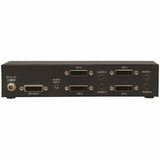 Eaton Tripp Lite Series 4-Port DVI Splitter with Audio and Signal Booster - Single-Link DVI-I, 1920 x 1200 (1080p) @ 60 Hz, TAA — B116-004A