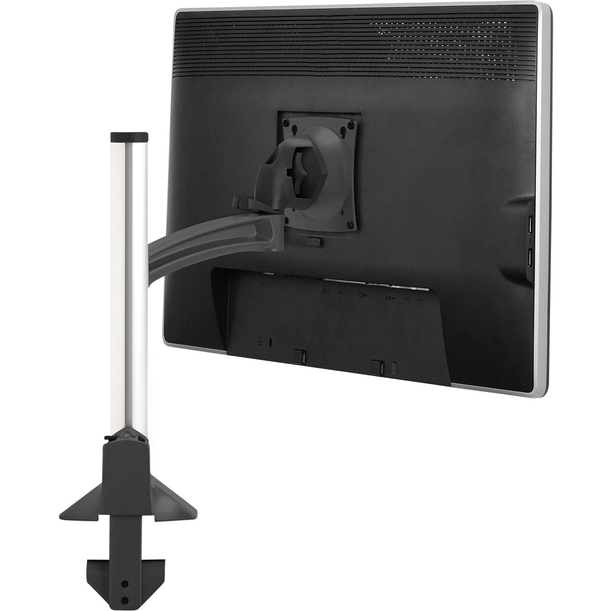 Chief Kontour Articulating Column Desk Mount - Single Monitor - Black — K2C110B