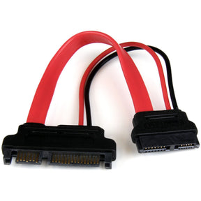 StarTech.com 6in Slimline SATA to SATA Adapter with Power - F/M — SLSATAADAP6