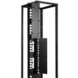Eaton Tripp Lite Series SmartRack 6-in. (15.24 cm) Wide High Capacity Vertical Cable Manager - Double finger duct with cover — SRCABLEVRT6