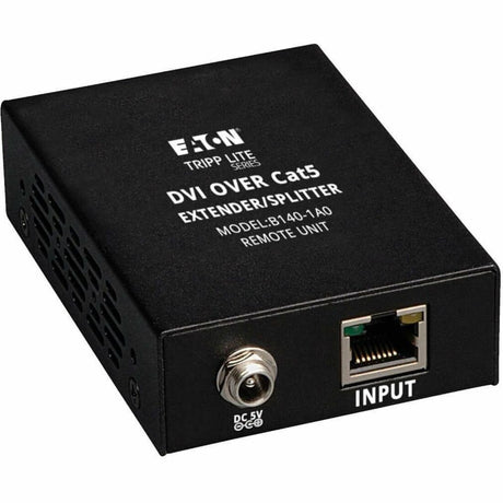 Eaton Tripp Lite Series DVI over Cat5/6 Active Extender, Box-Style Remote Receiver for Video, DVI-I Single Link, Up to 200 ft. (60 m), TAA — B140-1A0