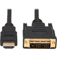 Eaton Tripp Lite Series HDMI to DVI Adapter Cable (HDMI to DVI-D M/M), 6 ft. (1.8 m) — P566-006