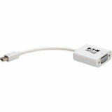 Eaton Tripp Lite Series Keyspan Mini DisplayPort to Active VGA Adapter, Video Converter (M/F), White, 6-in. (15.24 cm), TAA — P137-06N-VGA