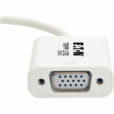 Eaton Tripp Lite Series Keyspan Mini DisplayPort to Active VGA Adapter, Video Converter (M/F), White, 6-in. (15.24 cm), TAA — P137-06N-VGA