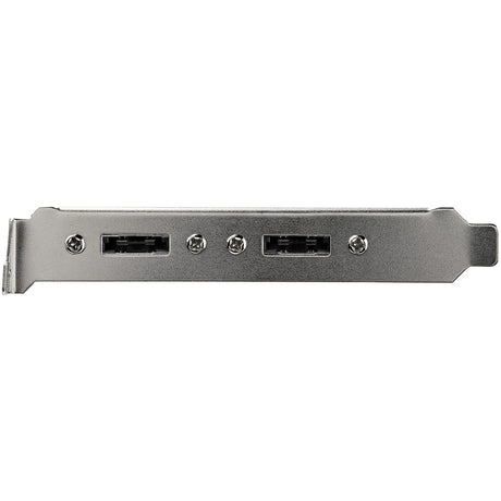 StarTech.com 2 Port SATA to eSATA Slot Plate Bracket - Serial ATA internal to external panel - 7 pin Serial ATA - 7 pin external Serial ATA — ESATAPLATE2