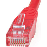 StarTech.com 20ft CAT6 Ethernet Cable - Red Molded Gigabit - 100W PoE UTP 650MHz - Category 6 Patch Cord UL Certified Wiring/TIA — C6PATCH20RD