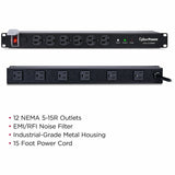 CyberPower CPS1215RMS Rackbar 12 - Outlet Surge with 1800 J — CPS-1215RMS