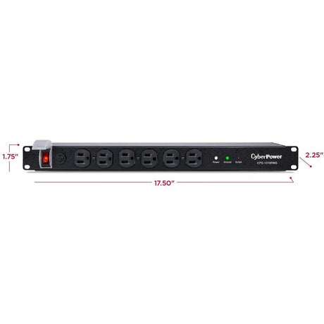CyberPower CPS1215RMS Rackbar 12 - Outlet Surge with 1800 J — CPS-1215RMS