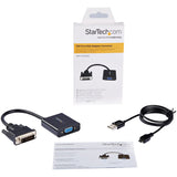 StarTech.com DVI-D to VGA Active Adapter Converter Cable - 1080p — DVI2VGAE