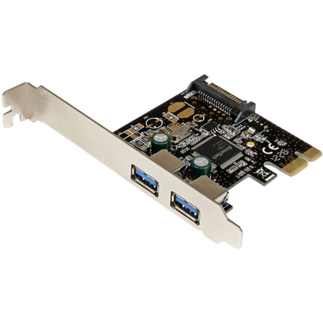 StarTech.com 2 Port PCI Express PCIe SuperSpeed USB 3.0 Controller Card w/ SATA Power - 5Gbps — PEXUSB3S23
