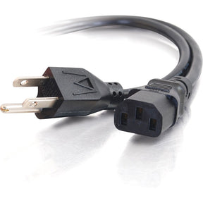 C2G 10ft Power Cord - 18 AWG - NEMA 5-15P to IEC320C13 - Computer Power — 03134