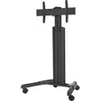 Chief Fusion Adjustable Mobile Display Cart - For Displays 42-86" - Black — LPAUB