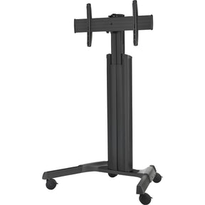 Chief Fusion Adjustable Mobile Display Cart - For Displays 42-86" - Black — LPAUB