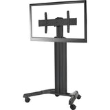 Chief Fusion Adjustable Mobile Display Cart - For Displays 42-86" - Black — LPAUB