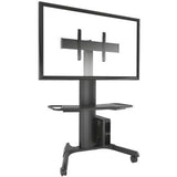 Chief Fusion Adjustable Mobile Display Cart - For Displays 42-86" - Black — LPAUB