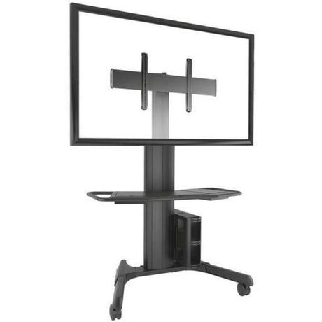 Chief Fusion Adjustable Mobile Display Cart - For Displays 42-86" - Black — LPAUB