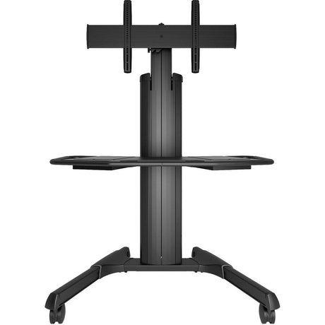 Chief Fusion Adjustable Mobile Display Cart - For Displays 42-86" - Black — LPAUB