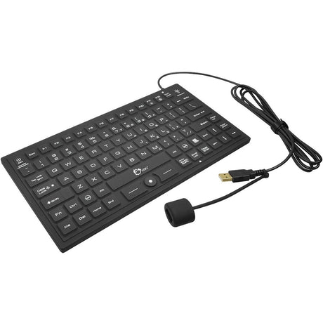SIIG Industrial/Medical Grade Washable Backlit Keyboard with Pointing Device — JK-US0911-S1