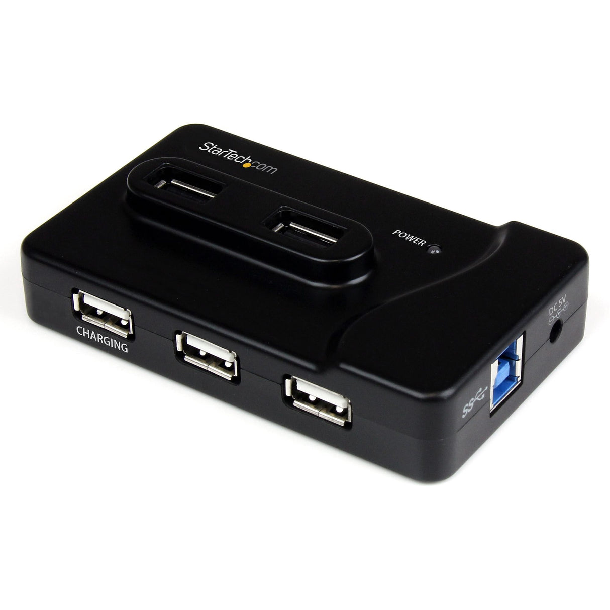 StarTech.com 6 Port USB 3.0 / USB 2.0 Combo Hub with 2A Charging Port &acirc;&euro;" 2x USB 3.0 & 4x USB 2.0 — ST7320USBC