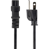 StarTech.com 10ft (3m) Laptop Power Cord, NEMA 5-15P to C5 (Clover Leaf), 10A 125V, 18AWG, Laptop Replacement Cord, Power Brick Cable — PXT101NB3S10