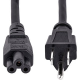 StarTech.com 10ft (3m) Laptop Power Cord, NEMA 5-15P to C5 (Clover Leaf), 10A 125V, 18AWG, Laptop Replacement Cord, Power Brick Cable — PXT101NB3S10