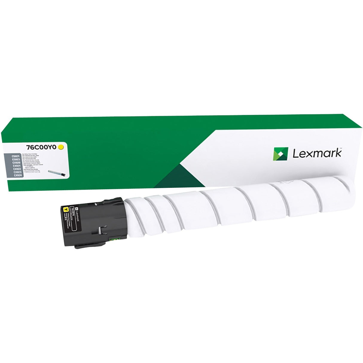 Lexmark Original High Yield Laser Toner Cartridge - Yellow - 1 Each — 76C0HY0