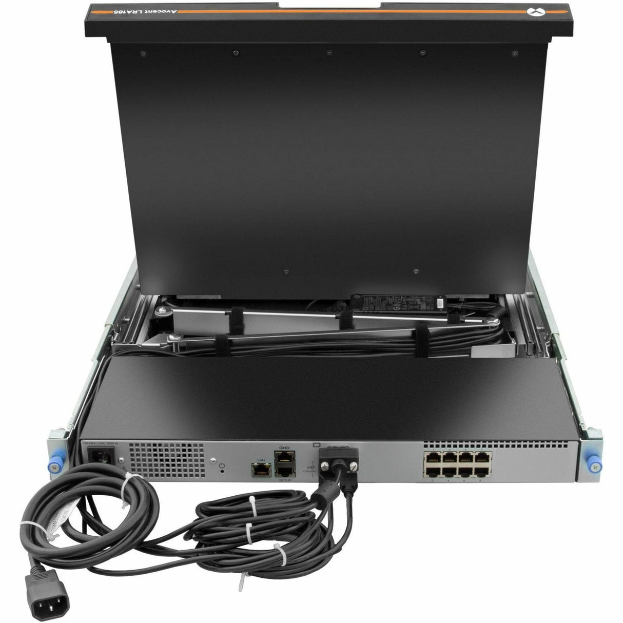 Vertiv Avocent LRA Rack Console 18.5" LCD Widescreen,16-Port, Keyboard with Touchpad — LRA185KMM16D-G01