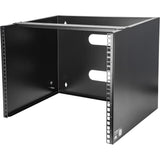 StarTech.com 8U Wall Mount Rack, 14in Deep, 19 inch Wall Mount Network Rack, Wall Mounting Patch Panel Bracket for Switch/IT Equipment — WALLMOUNT8
