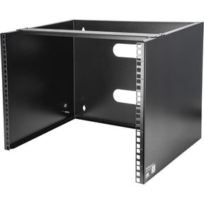 StarTech.com 8U Wall Mount Rack, 14in Deep, 19 inch Wall Mount Network Rack, Wall Mounting Patch Panel Bracket for Switch/IT Equipment — WALLMOUNT8