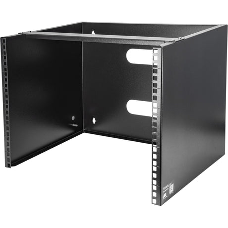 StarTech.com 8U Wall Mount Rack, 14in Deep, 19 inch Wall Mount Network Rack, Wall Mounting Patch Panel Bracket for Switch/IT Equipment — WALLMOUNT8