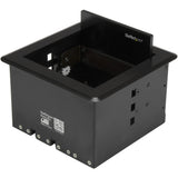 StarTech.com Conference Table Cable Management Box - Table Top - Conference Room AV - Conference Table Connectivity Box — BOX4CABLE