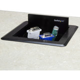 StarTech.com Conference Table Cable Management Box - Table Top - Conference Room AV - Conference Table Connectivity Box — BOX4CABLE