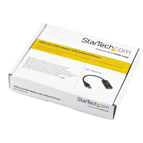StarTech.com USB 3.0 to VGA Video Adapter with On-board Driver Installation - 1920x1200 — USB32VGAV