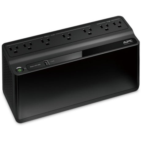 APC Back-UPS 600VA, 120V, 1 USB charging port, 7 NEMA outlets (2 surge) — BE600M1