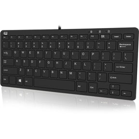 Adesso Mini Keyboard with USB Hubs — AKB-510HB