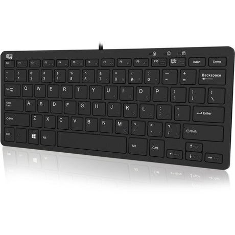 Adesso Mini Keyboard with USB Hubs — AKB-510HB