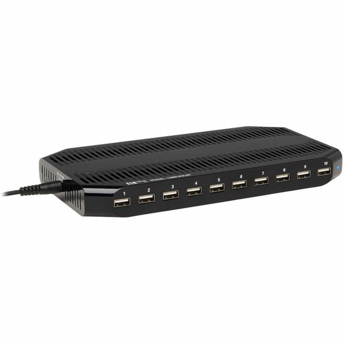 Eaton Tripp Lite Series 10-Port USB Charging Station with Adjustable Storage, 12V 8A (96W) USB Charger Output — U280-010-ST
