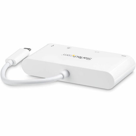 StarTech.com USB C Multiport Adapter to DVI-D (Digital) Video - 60W PD Passthrough/GbE/USB-A - Portable USB Type-C/Thunderbolt 3 Mini Dock — DKT30CDVPD