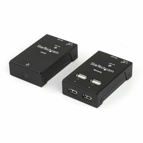 StarTech.com 4 Port USB 2.0-Over-Cat5-or-Cat6 Extender - up to 130ft (40m) — USB2004EXTV