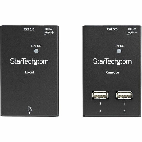 StarTech.com 4 Port USB 2.0-Over-Cat5-or-Cat6 Extender - up to 130ft (40m) — USB2004EXTV
